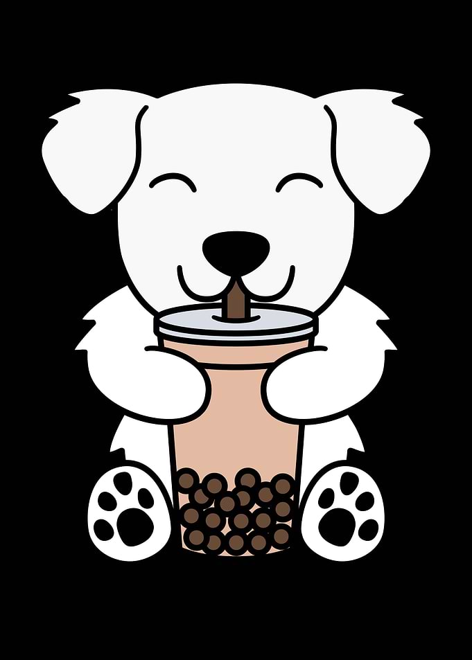 Great Pyrenees Bubble Tea