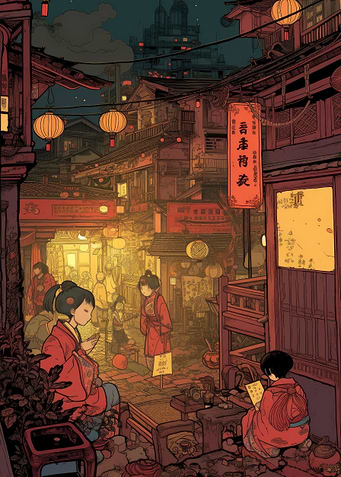 Traditional Asian City