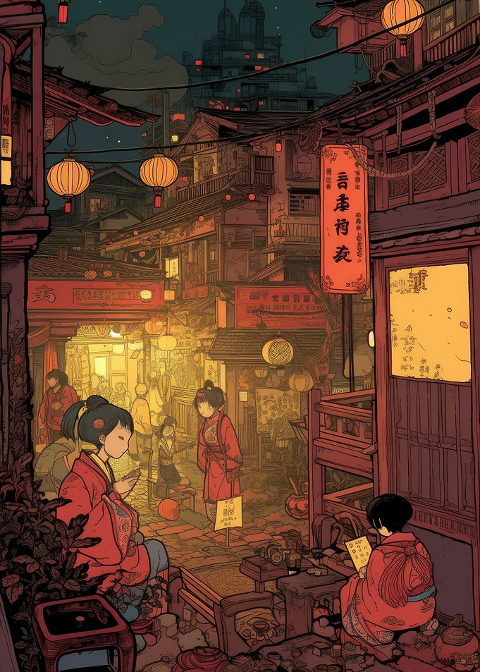 Traditional Asian City