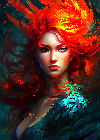 Redhead Beauty Woman Model