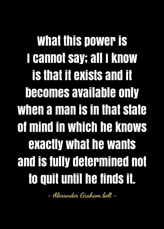 quote Alexander Graham bel