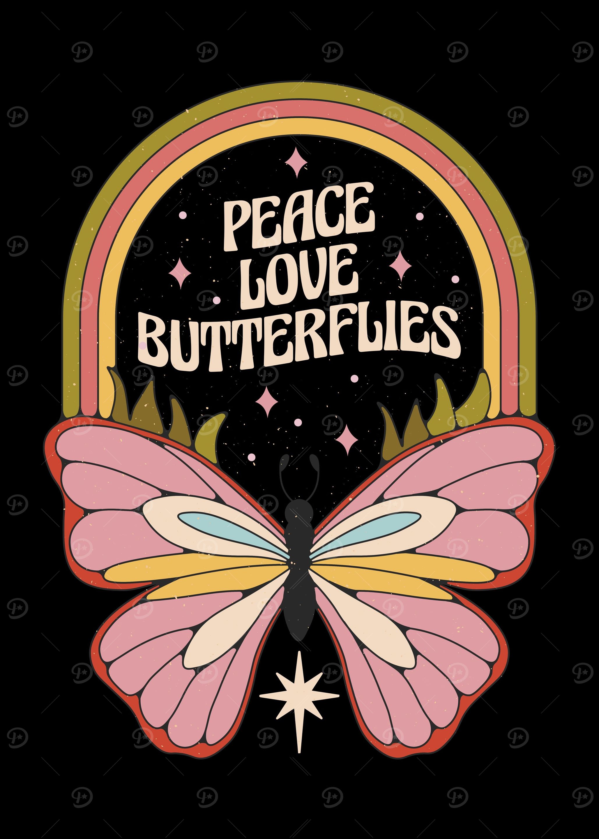 Peace Love Butterflies