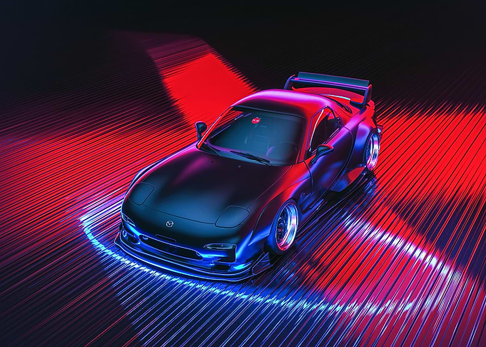 Neon RX 8