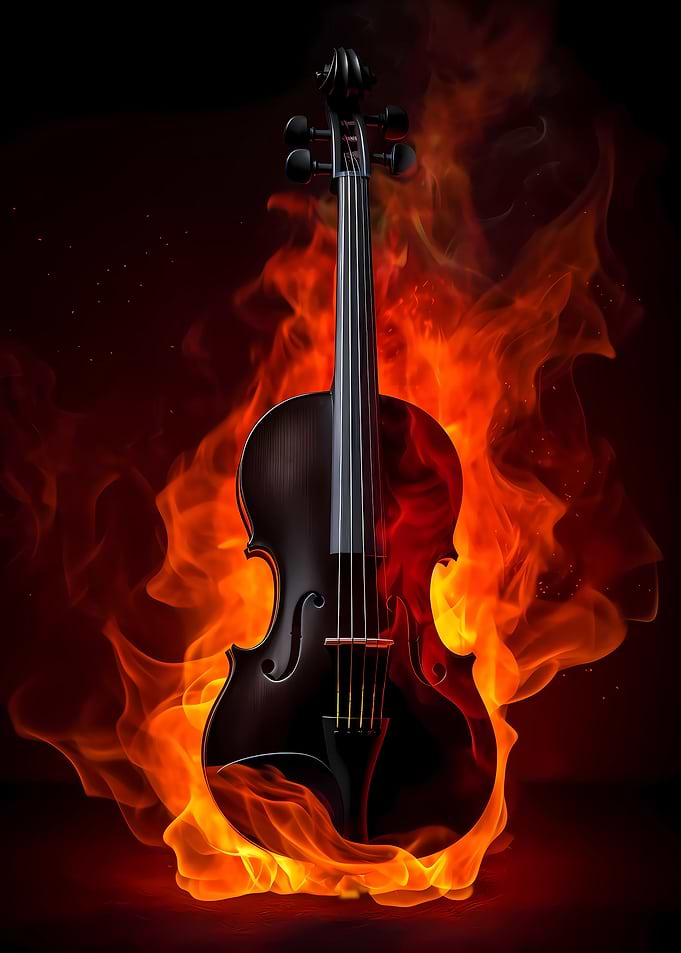 Violin on Fire