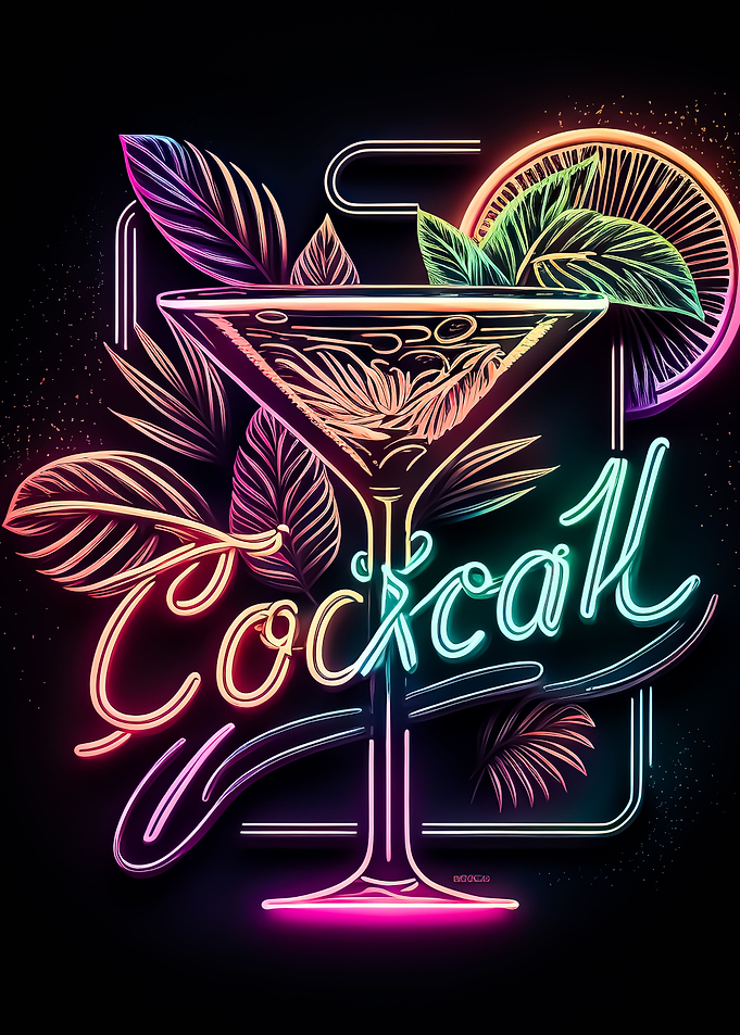 Cocktail Drink Neon