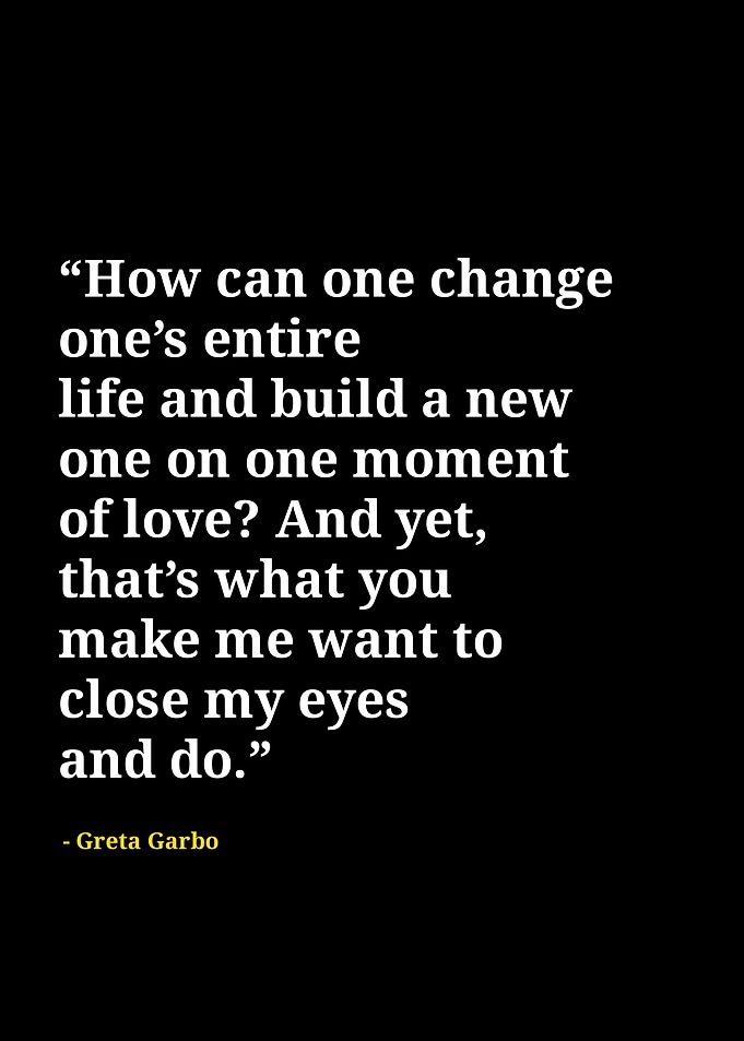 Greta garbo quotes