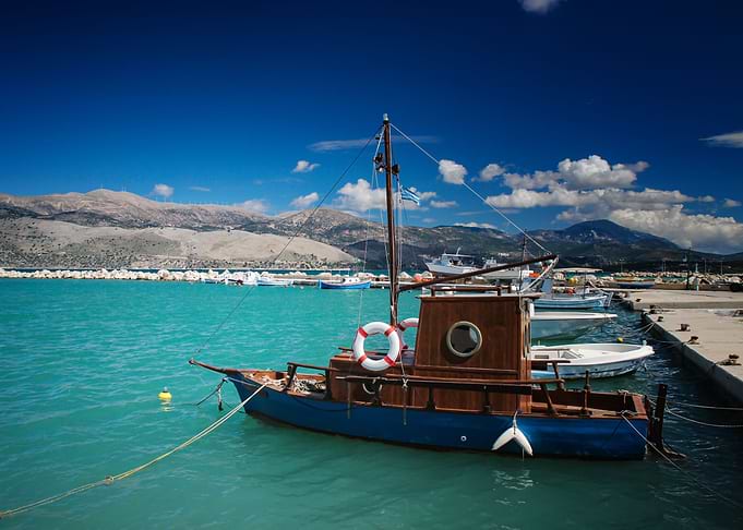 Greek island of Kefalonia