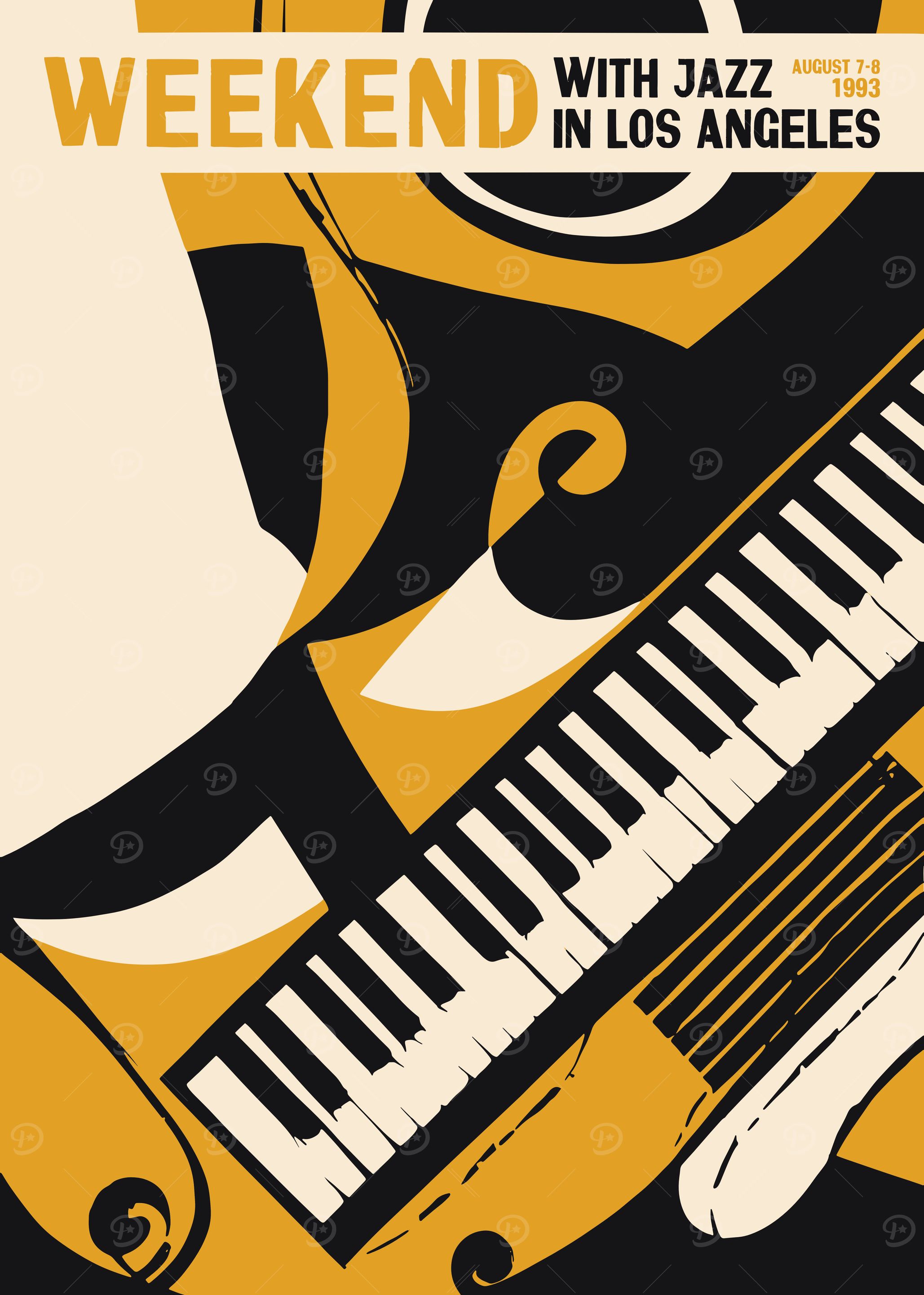 Jazz in Los Angeles Poster