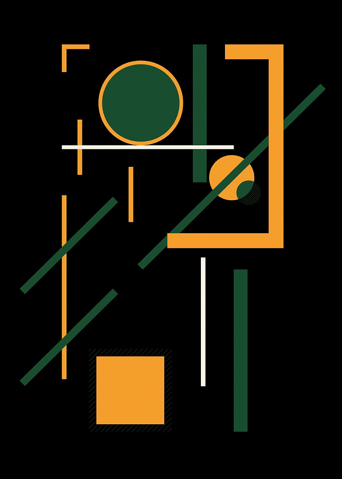 Abstract geometric art