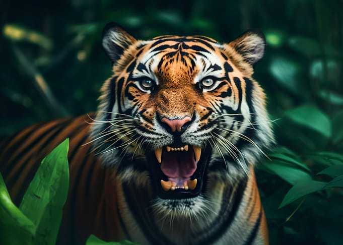 Portrait of a tiger