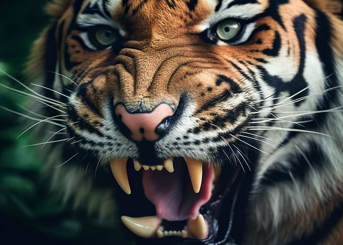 Portrait of a tiger