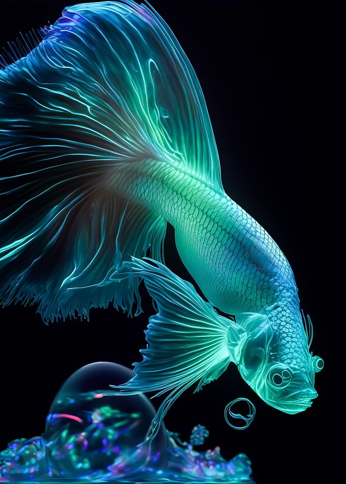 Betta Fish Cute Animal