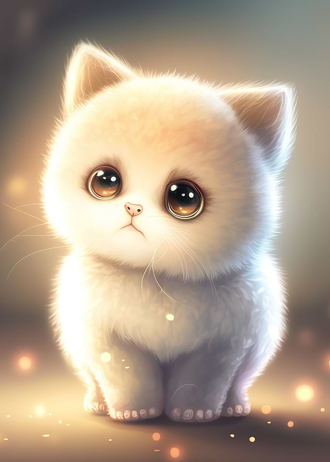 A cute kitten