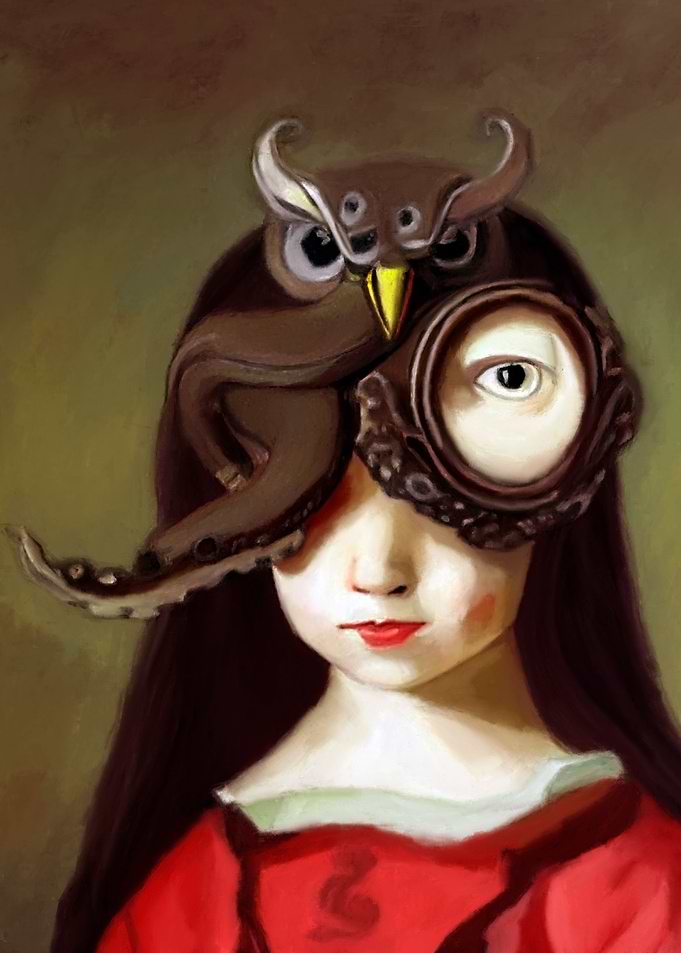 Owls and Tentacles No 1