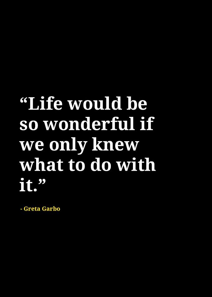 greta garbo quotes