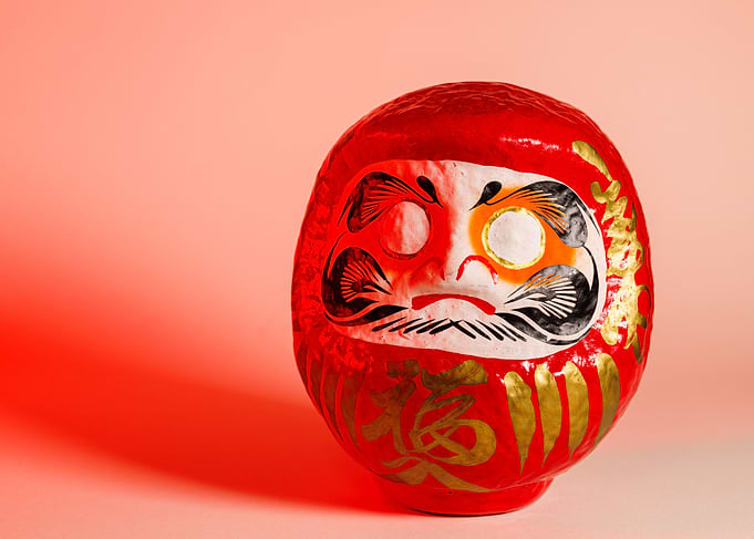 An old daruma doll