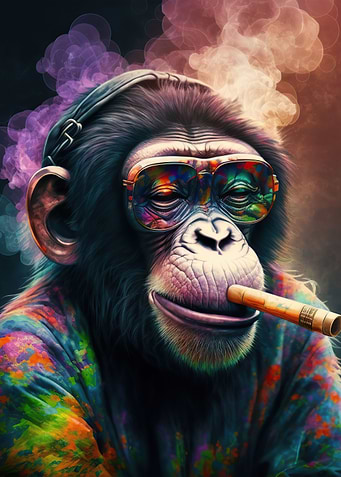 Marijuana monkey