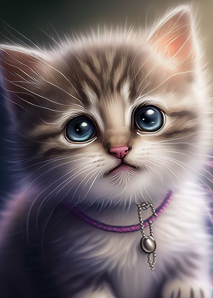 A cute kitten