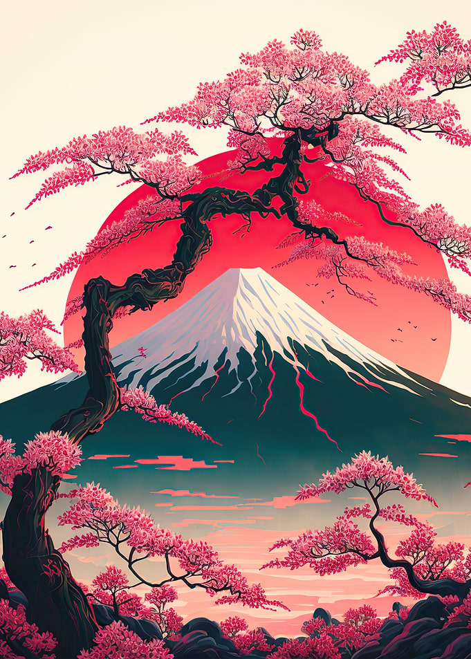 Japanese cherry blossoms