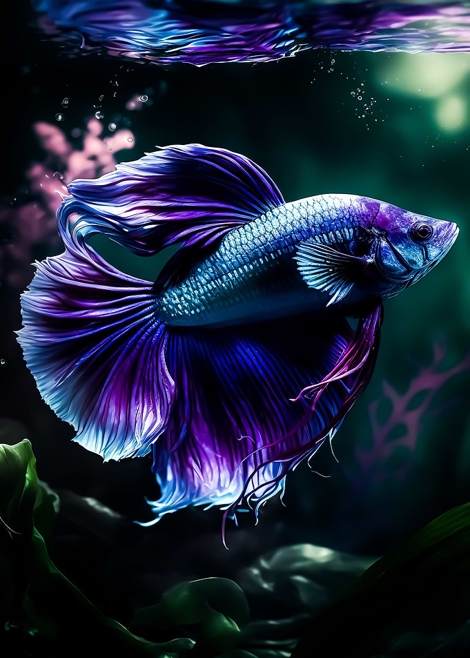 Betta Fish Cute Animal