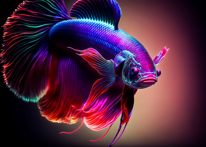 Betta Fish Cute Animal