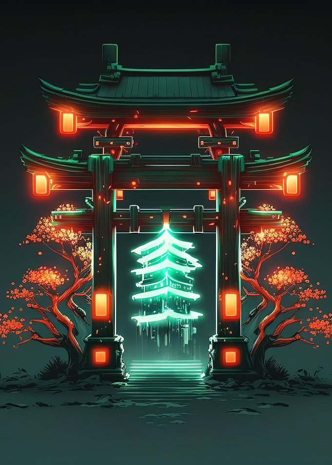 japanese gate anime