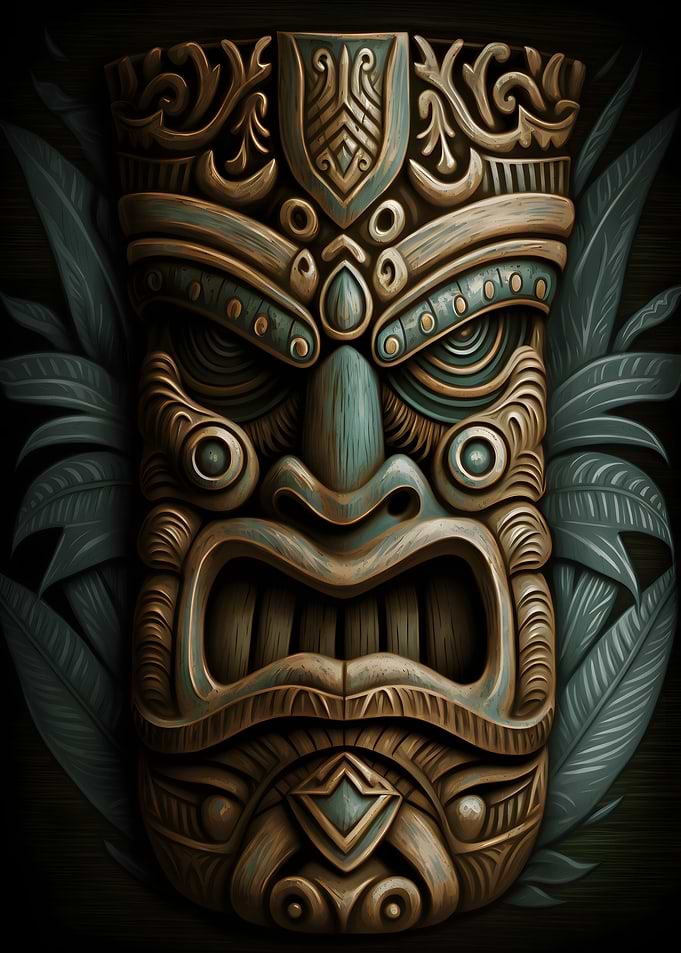 Tiki Tribal Mask