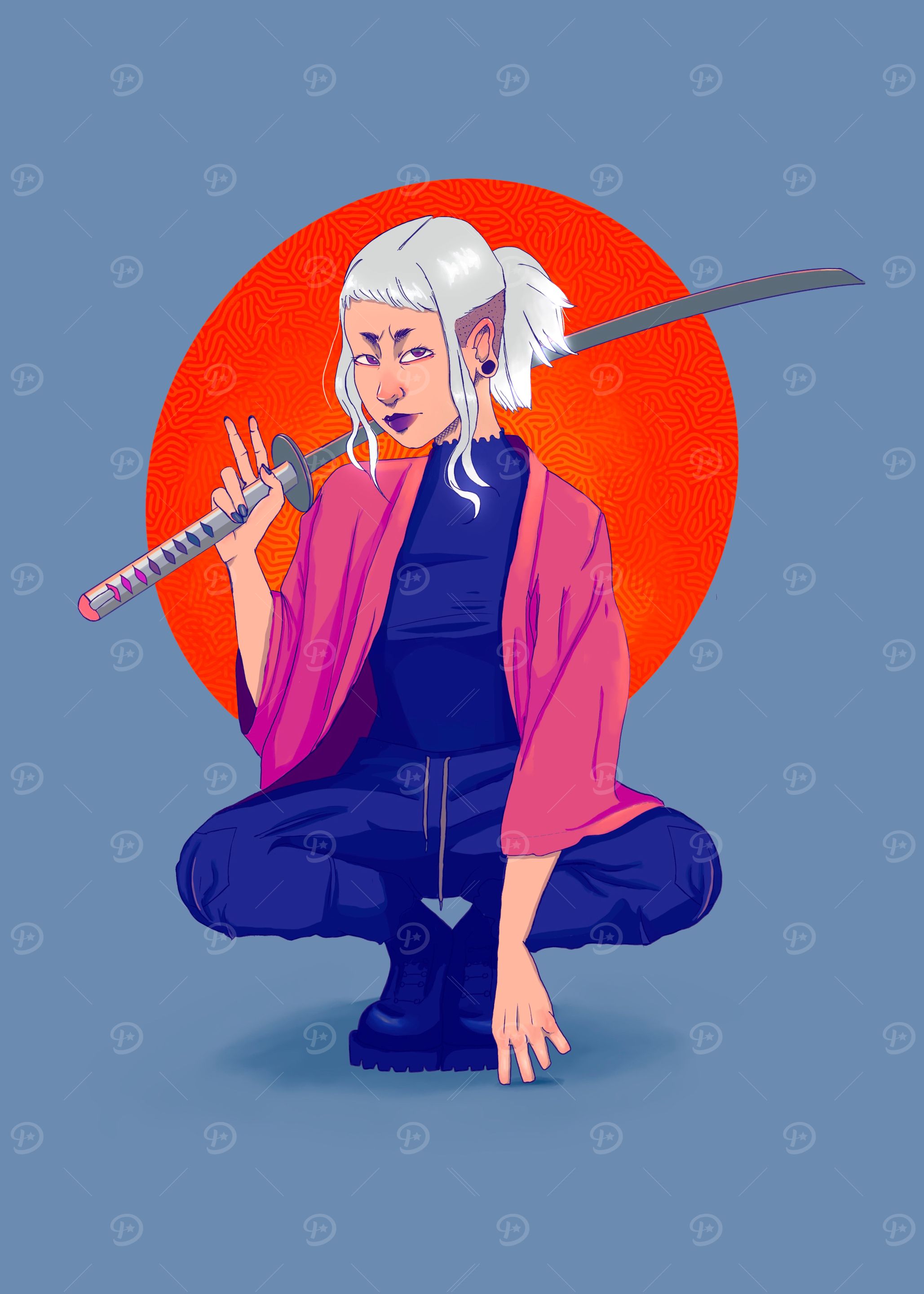 Pink Swordsman