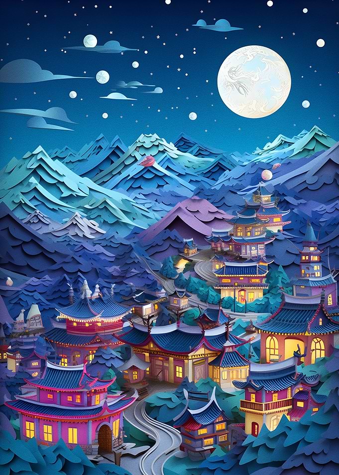 Colorful Japanese Night