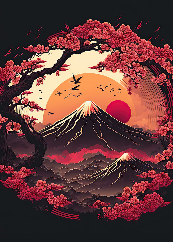 Japanese cherry blossoms