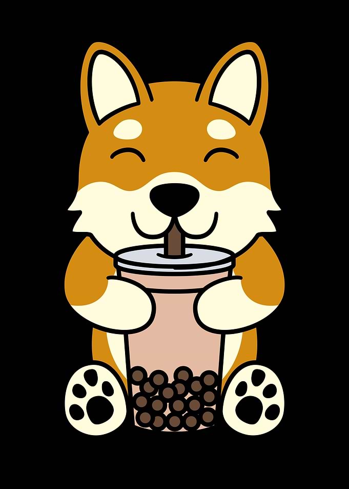 Shiba Inu Bubble Tea