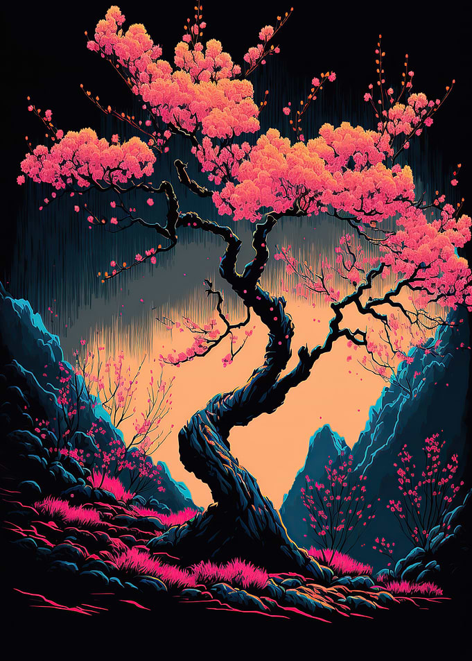 Japanese cherry blossoms