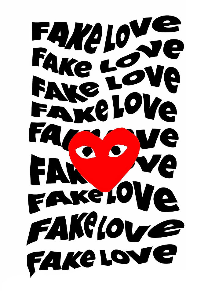 CDG Hypebeast Fake love