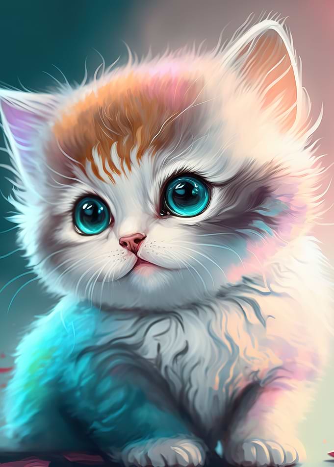 A cute kitten