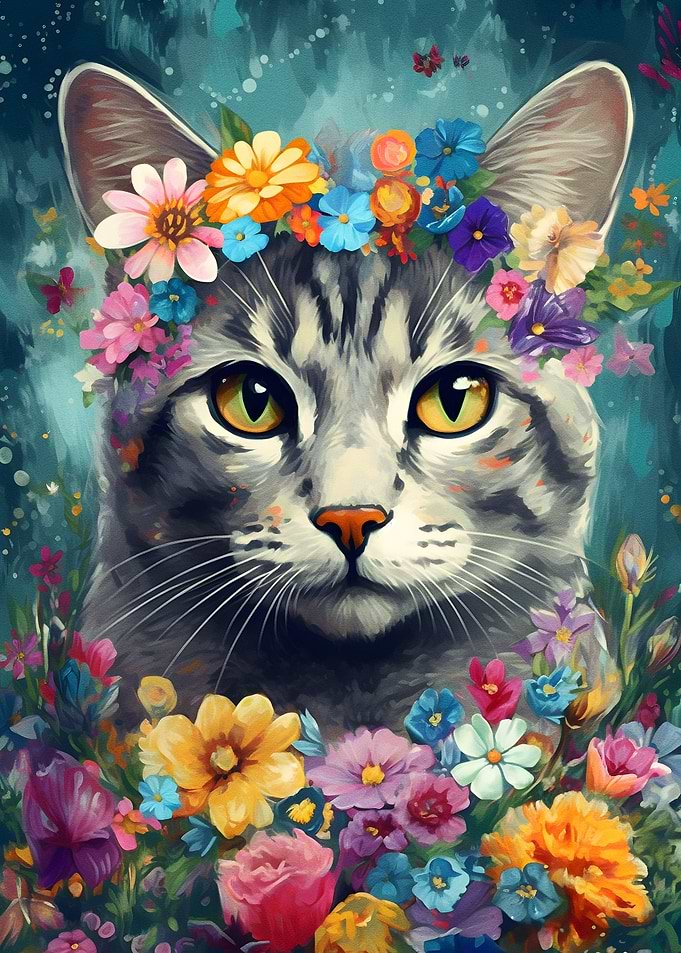 Cat flowers