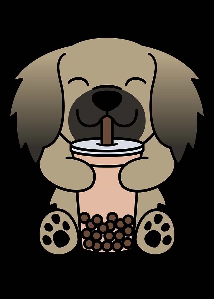 Pekingese Bubble Tea