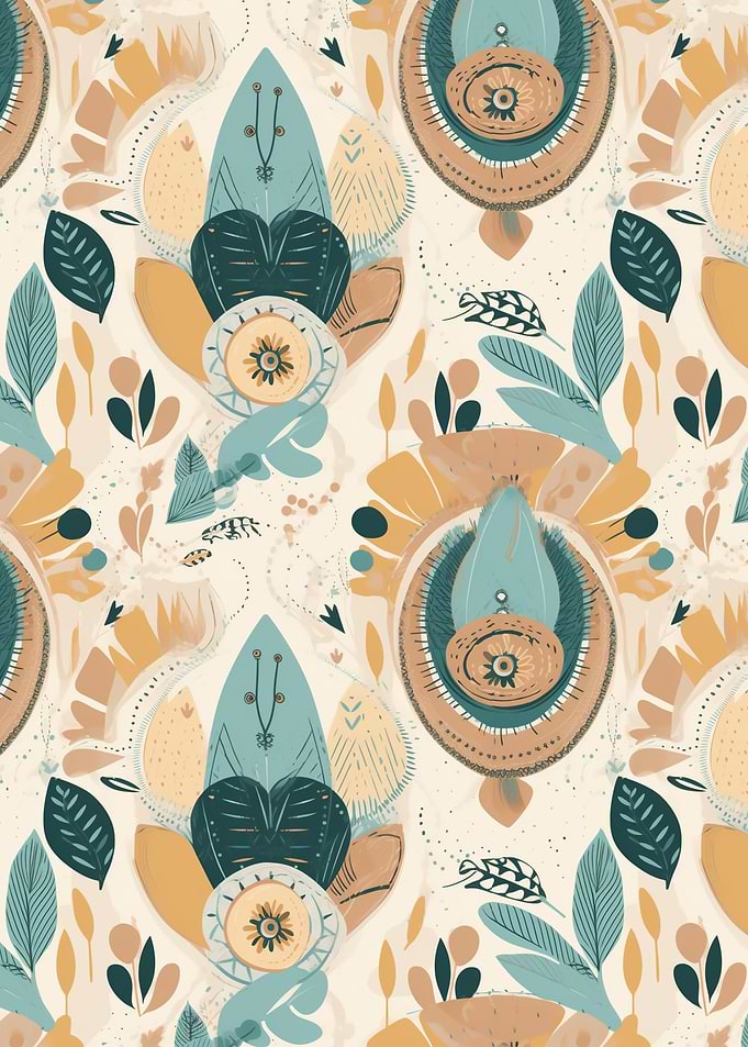 Bohemian Pattern Boho Art