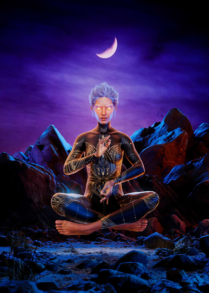 Moonlit Lotus