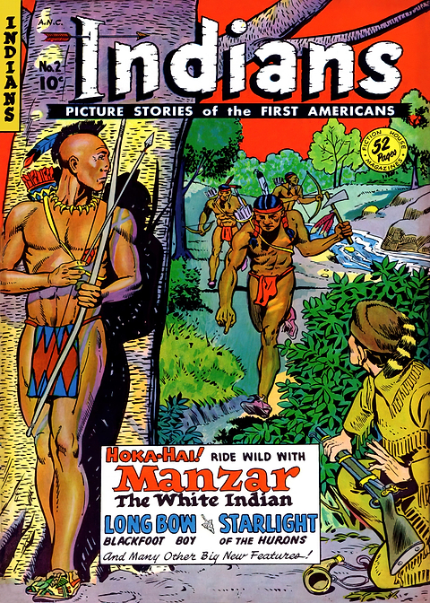 Indians 02 — golden age comic art on metal