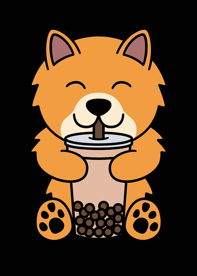 Pomeranian Bubble Tea