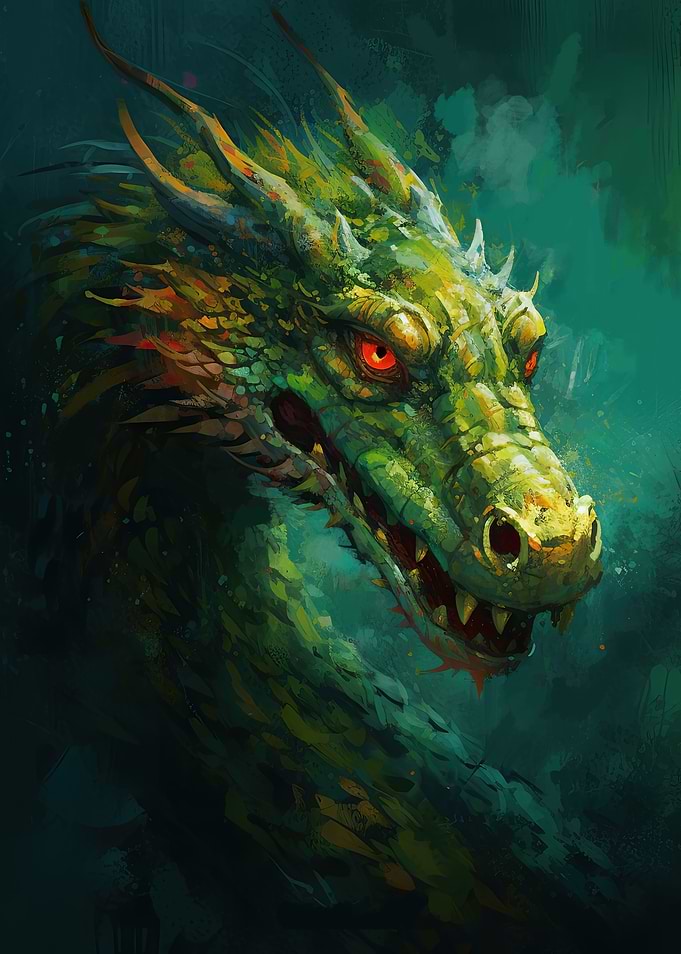 Evil Chinese Forest Dragon