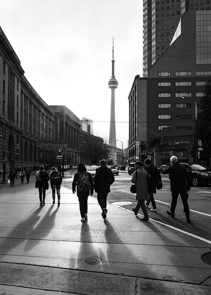 Toronto Black White Photo
