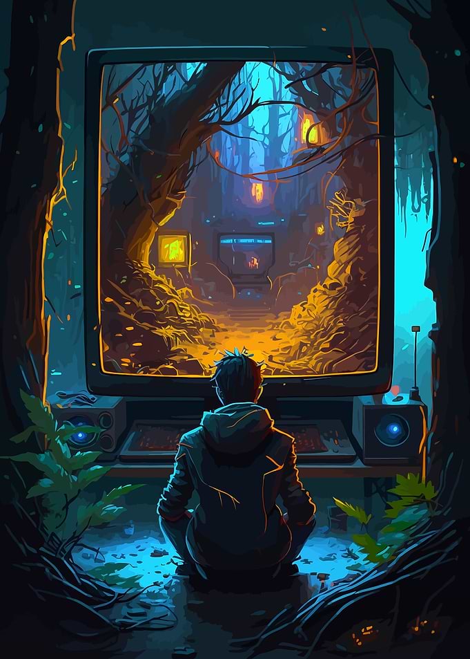 Gaming Room Gamer Game