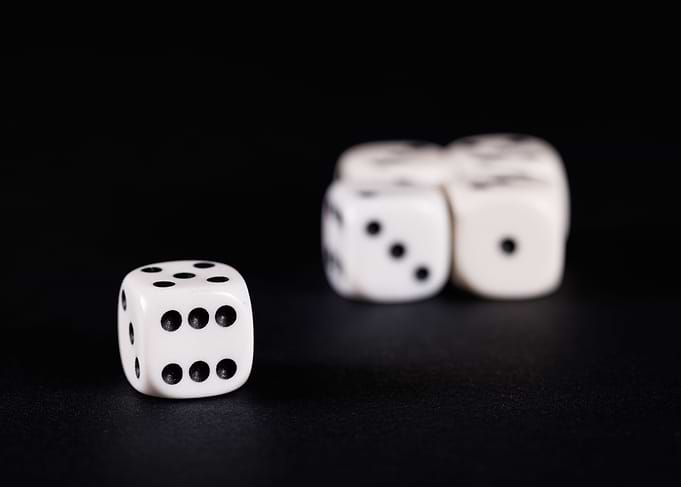 Dice for board game