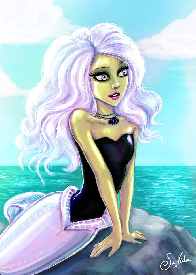 Pastel Goth Mermaid