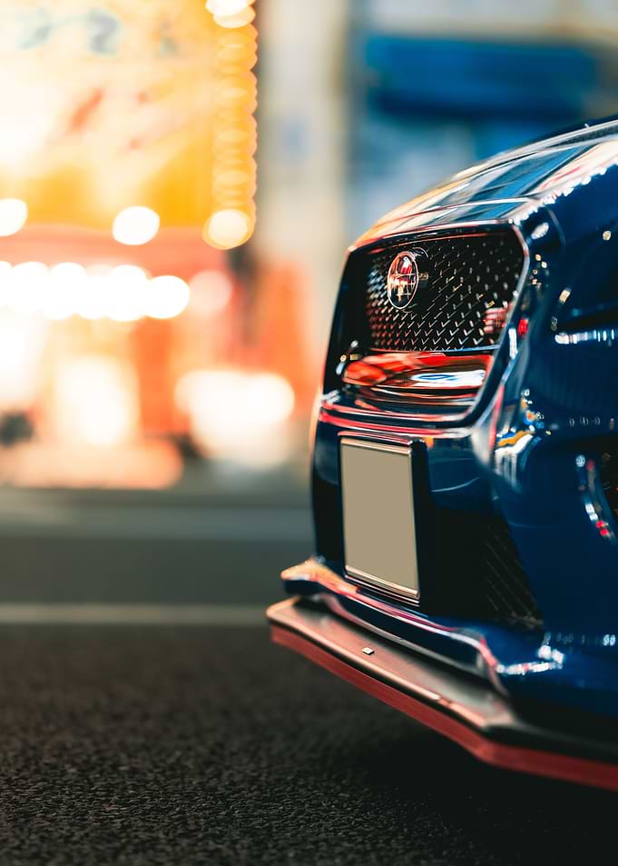 Subaru car in tokyo