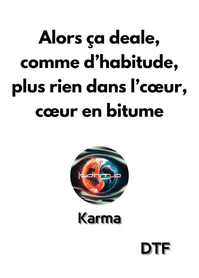 DTF Karma punchline