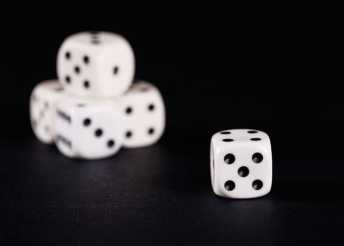 Dice for board game