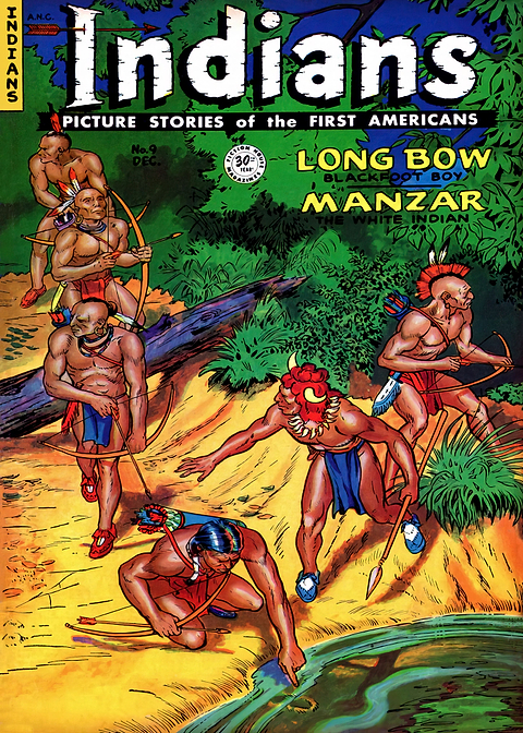 Indians 09 — golden age comic art on metal