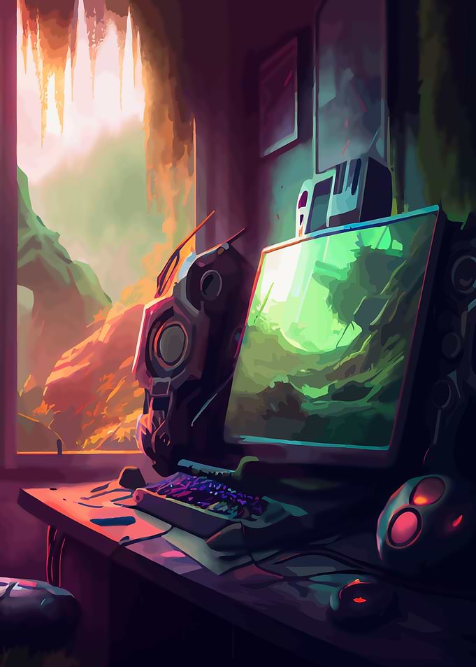 Gaming Room Gamer Game